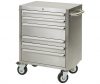 Roller Cabinet 26″, 6 Drawers, Stainless Steel